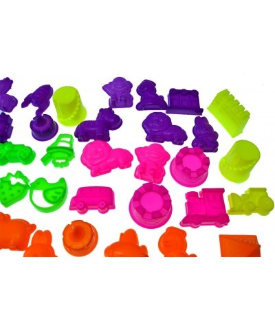 50 Piece Deluxe Sand Molds Set - Safari Animals Mini Castles and Geometric Shapes (Sand Not Included) $17.88 Craft Kits