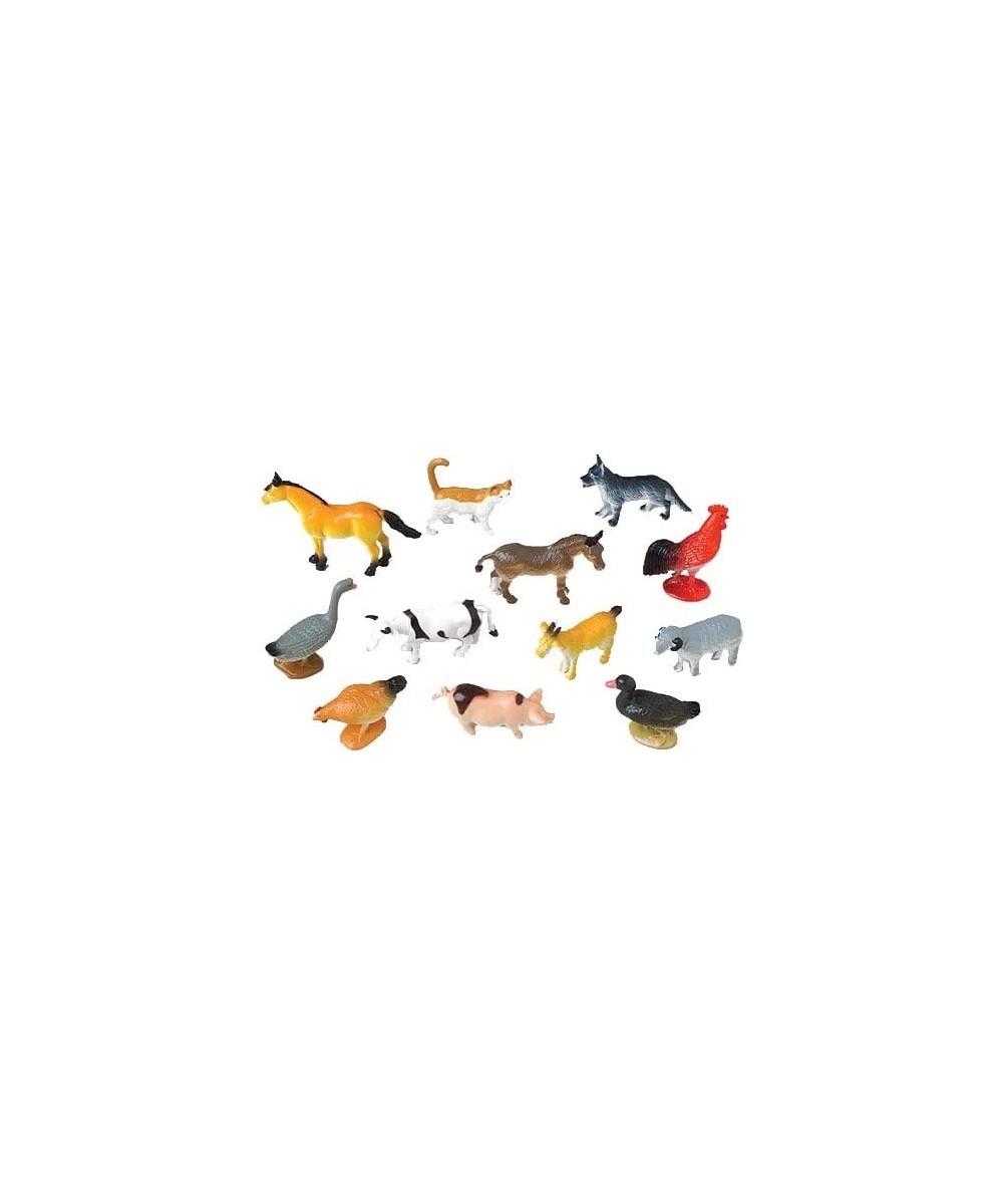 Mini Farm Animals (1 Dozen) $15.62 Play Figure Playsets