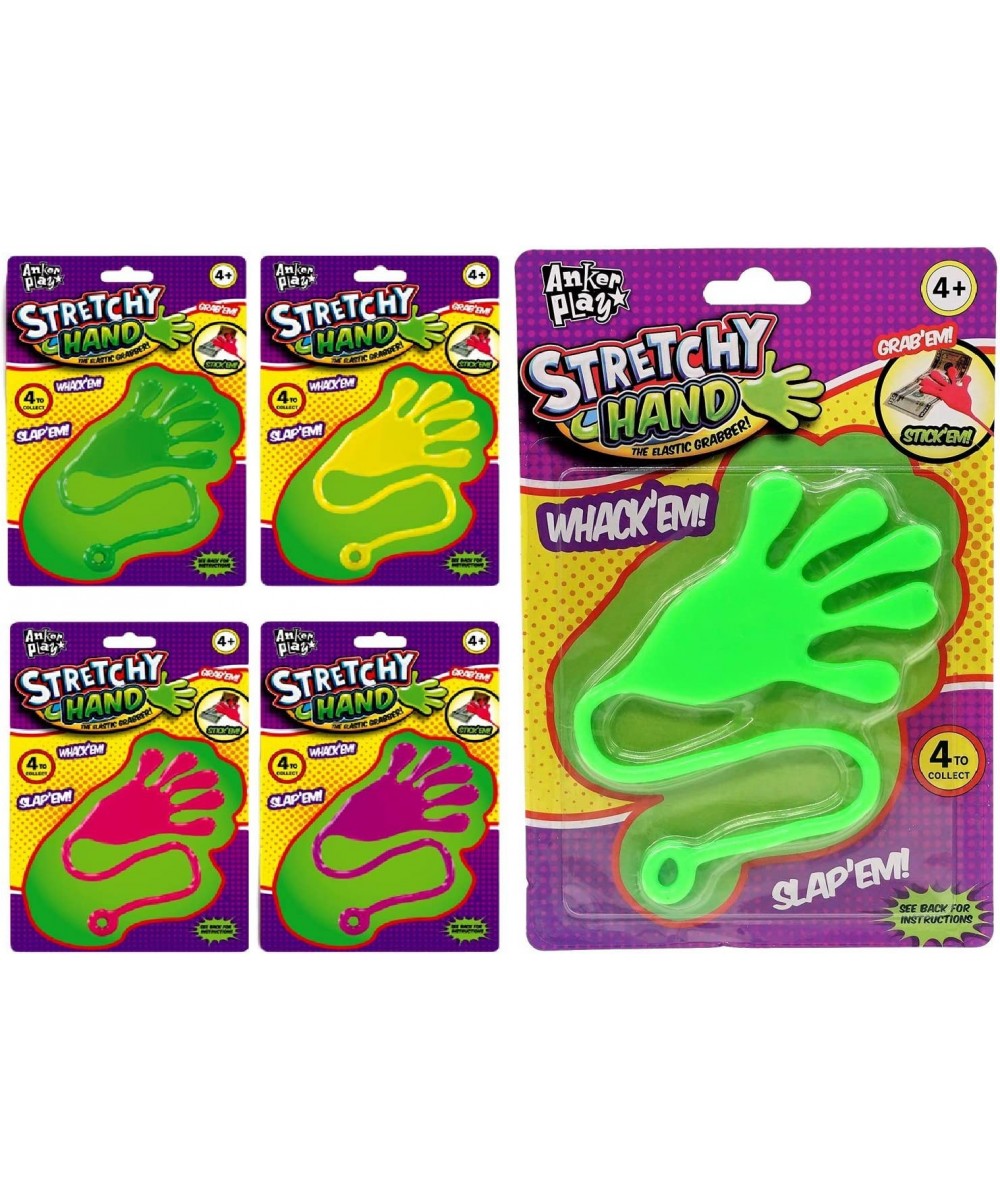 Jumbo Giant Sticky Hand for Kids Stretchy Snap Toys (Pack of 4). Great Sticky Hands Party Favors Birthday Toy Supplies Pinata...