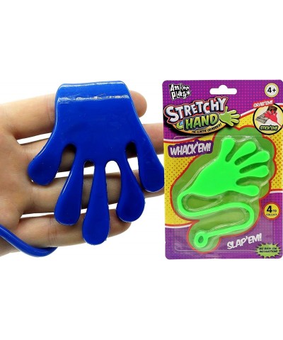 Jumbo Giant Sticky Hand for Kids Stretchy Snap Toys (Pack of 4). Great Sticky Hands Party Favors Birthday Toy Supplies Pinata...