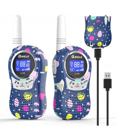 Walkie Talkies for Kids Rechargeable with Li-ion Battey Long Range Kids Walkie Talkies 2 Pack Toys Walkie Talkie for Girls Bo...