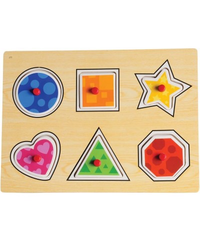 Cp Toys Puzzle Storage Case with 6 Knobbed Wooden Puzzles $81.04 Pegged Puzzles