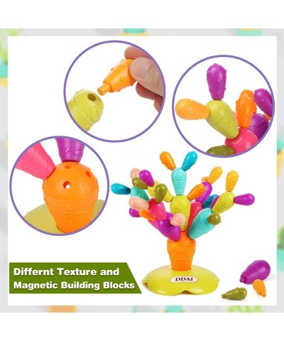 Stacking Toys for Toddlers 3 Montessori Fine Motor Learning Toys Colorful Sensory Cactus Toy Unique Gift for Kids Ages 3-4 or...