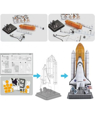 3D Puzzle DIY Model Set - Worlds Greatest Architecture Jigsaw Puzzles Building Kit (Space Shuttle Discovery) $19.43 3-D Puzzles