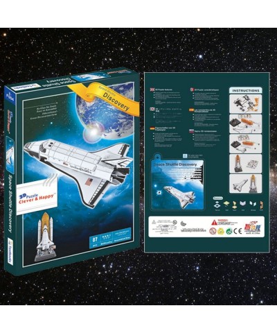 3D Puzzle DIY Model Set - Worlds Greatest Architecture Jigsaw Puzzles Building Kit (Space Shuttle Discovery) $19.43 3-D Puzzles