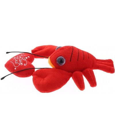 I Love You Plush Big Eye Red Lobster – Cute Stuffed Animal with Heart Message and Name Personalization for Valentines Anniver...