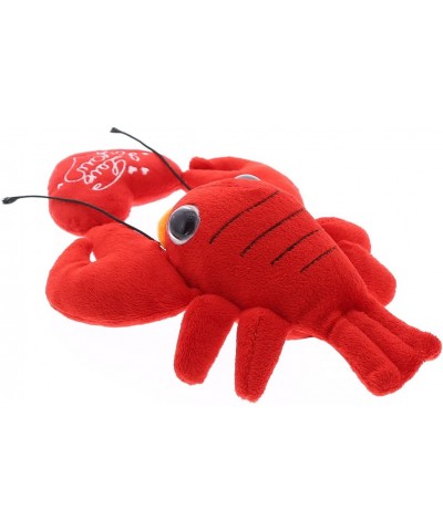 I Love You Plush Big Eye Red Lobster – Cute Stuffed Animal with Heart Message and Name Personalization for Valentines Anniver...