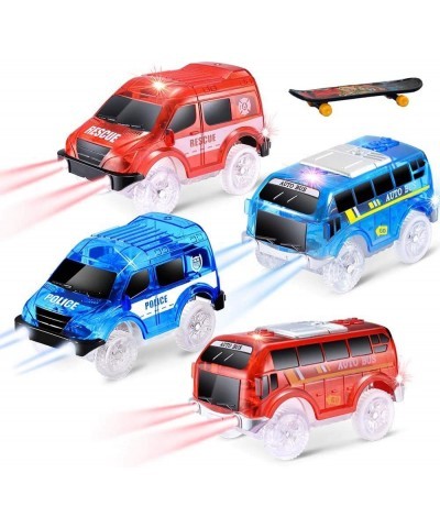 4 Pack Replacement Only Tracks Toy Car with LED Lights Compatible with Tracks Playset(Free Fingerboard) $29.01 Kids' Play Car...