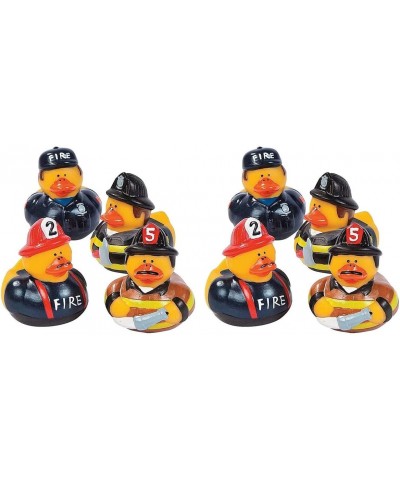 Fireman Rubber Ducks and Coloring Books | 12 Each | Fire Fighter Party Favors $34.16 Kids' Party Favor Sets