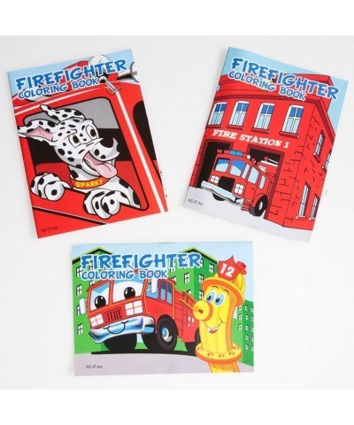 Fireman Rubber Ducks and Coloring Books | 12 Each | Fire Fighter Party Favors $34.16 Kids' Party Favor Sets