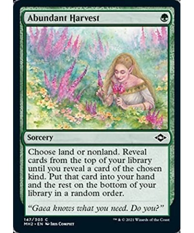 Magic: the Gathering - Abundant Harvest (147) - Modern Horizons 2 $11.74 Trading Cards & Accessories