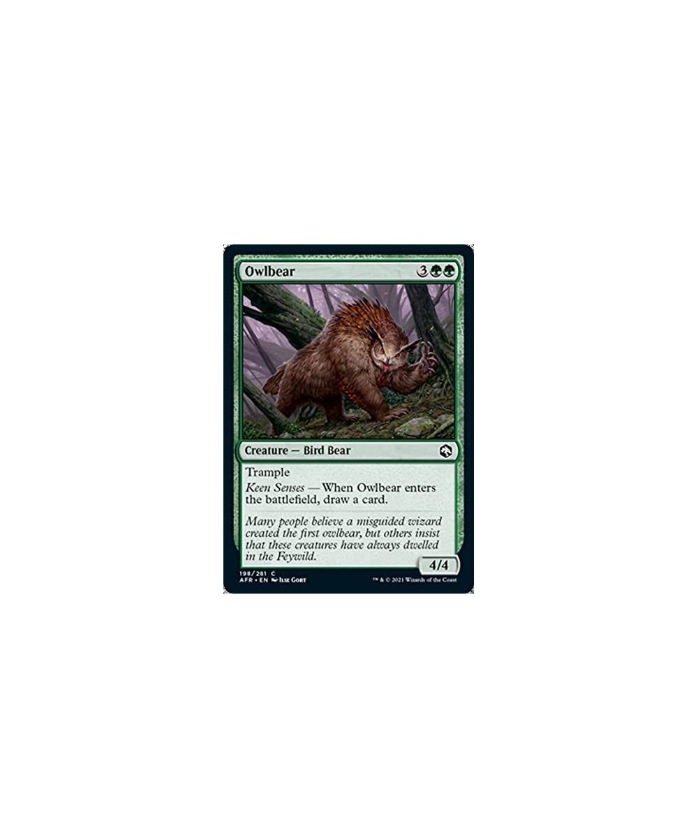 Magic: the Gathering - Owlbear (198) - Foil - Adventures in The Forgotten Realms $10.94 Trading Cards & Accessories