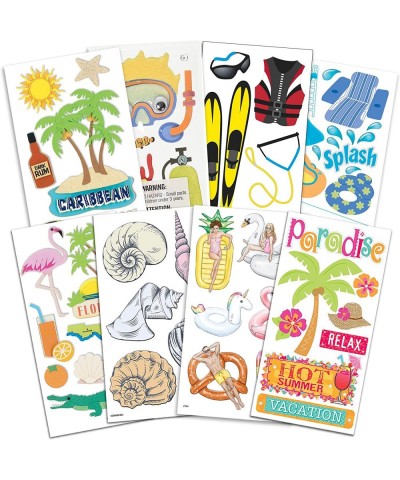 Vacation Stickers Florida Crafts Stickers Set Bundle - Bulk 8 Pack Florida Vacation Stickers Crafts Vacation Scrapbook Album ...