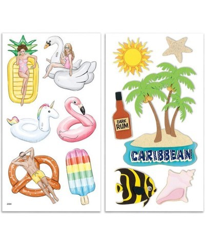 Vacation Stickers Florida Crafts Stickers Set Bundle - Bulk 8 Pack Florida Vacation Stickers Crafts Vacation Scrapbook Album ...