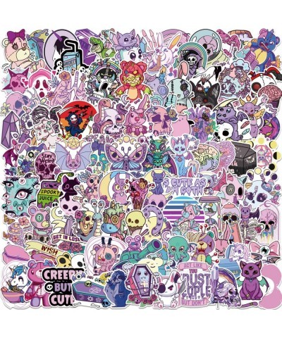 102 PCS Gothic Stickers Cool Horror Cartoon Teen Gifts Vinyl Waterproof Stickers for Water Bottle Hydro Flasks Scrapbook Lapt...