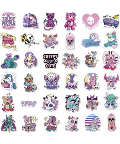 102 PCS Gothic Stickers Cool Horror Cartoon Teen Gifts Vinyl Waterproof Stickers for Water Bottle Hydro Flasks Scrapbook Lapt...