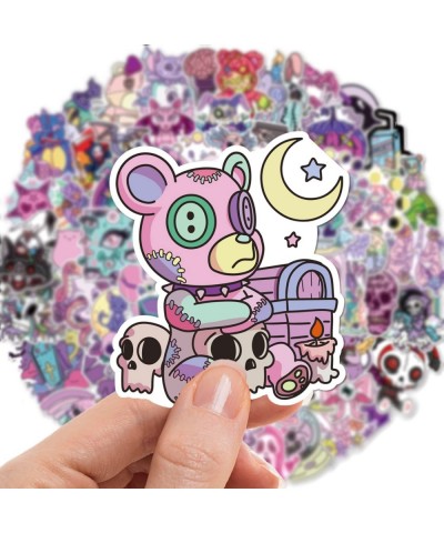 102 PCS Gothic Stickers Cool Horror Cartoon Teen Gifts Vinyl Waterproof Stickers for Water Bottle Hydro Flasks Scrapbook Lapt...