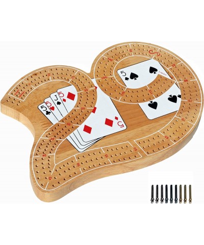 Classic Wooden 29 Cribbage Board Game with 3 Lanes $33.08 Board Games