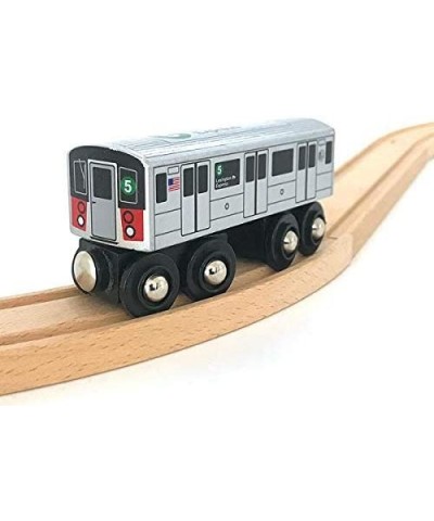 Munipals Wooden MP01-1105 NYC MTA Subway 5 Train Lexington Ave Express R142 Car $40.42 Toy Vehicle Playsets