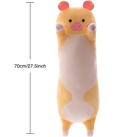 Pig Kids Piillow Long Plush Pillow Cute Stuffed Animal Toys Plushie Soft Hugging Body Pillow (Yellow 70cm/27.5in) $45.65 Kids...