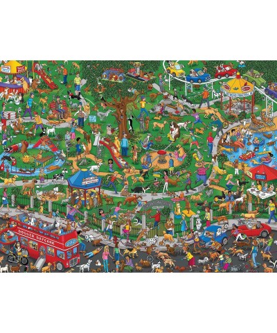 Springbok's 500 Piece Jigsaw Puzzle The Dog Park - Made in USA $39.95 Jigsaw Puzzles