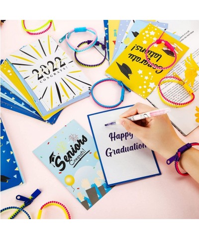 96 Packs Graduation Gifts for Kids Include 48 Packs Fidget Toys Friendship Zipper Bracelets and 48 Pieces 2022 Graduation Car...