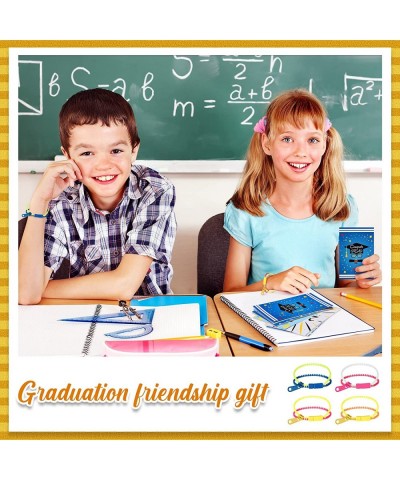 96 Packs Graduation Gifts for Kids Include 48 Packs Fidget Toys Friendship Zipper Bracelets and 48 Pieces 2022 Graduation Car...