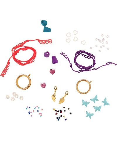 – Living Lockets Creation Kit – Locket Making Kit – 85pc Necklace Set with Charms and Beads – DIY Jewelry Kits for Kids 8 Yea...