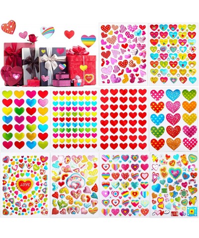 6000 Pieces Love Heart Stickers Glitter Colorful Heart Stickers for Kids Craft Scrapbook Envelopes Decorative Heart Stickers ...