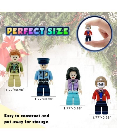 Mini Figure Toy 30PCS Minifigures Stuffer Minifigures Building Bricks with Accessories Boys and Girls Little Gift for Christm...