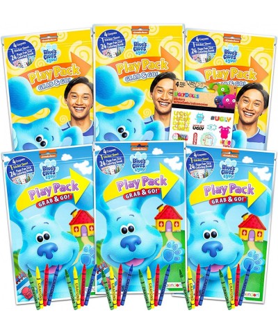 Party Favors Packs ~ Bundle Includes 6 Sets with Blue's Clues and You! Stickers Coloring Books and Crayons (Party Supplies) $...