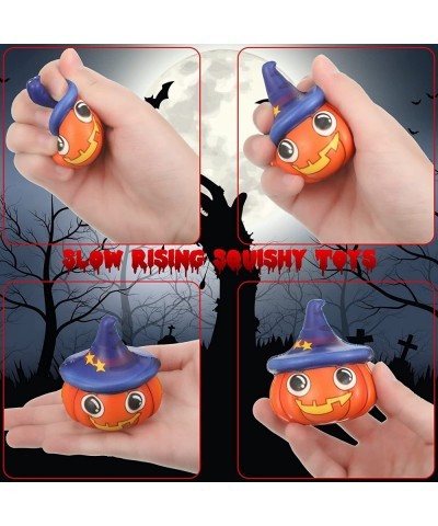 12 Pcs Halloween Toys Slow Rising Halloween Party Favors Pumpkin Zombie Cat Mummy Vampire Soft Toy Teens Stress Relief Toys G...