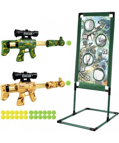 Shooting Gun Game Toy for Kids 5 6 7 8 9 10+ Years Old Boys Girls Shooting Targets with 48 Foam Balls 2pk Popper Air Guns Foa...