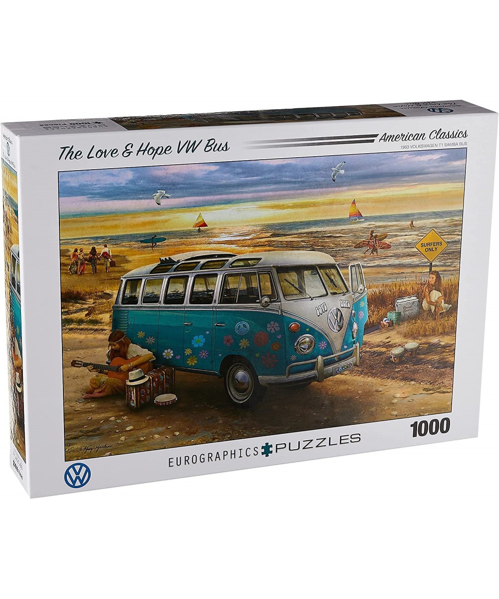 The Love & Hope VW Bus by Greg Giordano 1000-Piece Puzzle Multi-Colored Model:6000-5310 $31.84 Jigsaw Puzzles