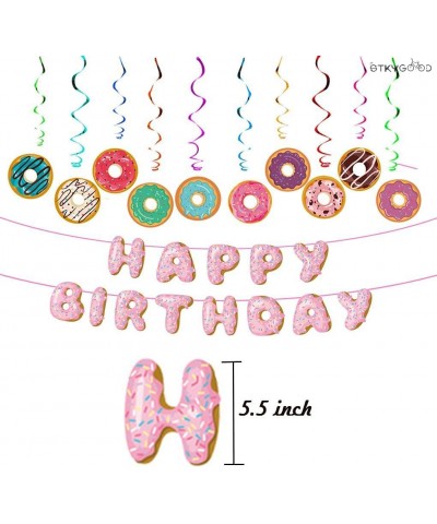 Donut Birthday Party Decorations Set Donut Party Decorations Donut Grow Up Party Supplies Donut Balloons&Banner Decorations D...