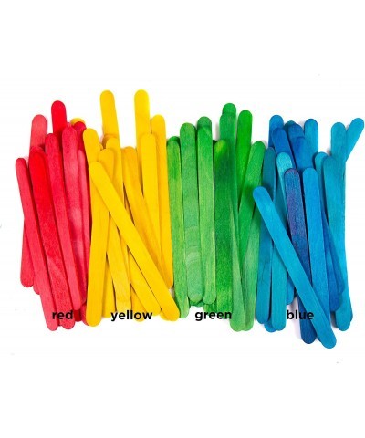 Colored Wooden Craft Sticks Value Pack of 4800 Wooden Sticks for Crafts 4.5 Inches Each 4 Great for DIY Arts & Crafts Project...