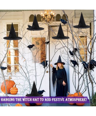 Witch Hats Halloween Party Favors Costume Accessory Hanging Black Witch Hat with 98 Feet Hanging Rope for Halloween $25.32 Ki...