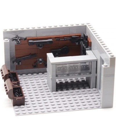 DIY Military Series Building Bricks Model Set Simulation Military War Scene Equipment Accessories (Weapon Shop) $33.20 Toy Bu...