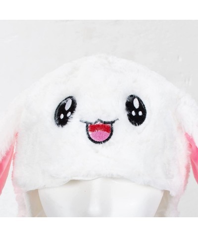 Plush Bunny Rabbit Ear Moving Jumping Hat Cap for Kids Children Women Girls Cosplay Easter Christmas Party Holiday $22.43 Kid...