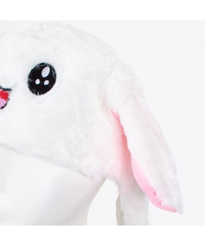 Plush Bunny Rabbit Ear Moving Jumping Hat Cap for Kids Children Women Girls Cosplay Easter Christmas Party Holiday $22.43 Kid...