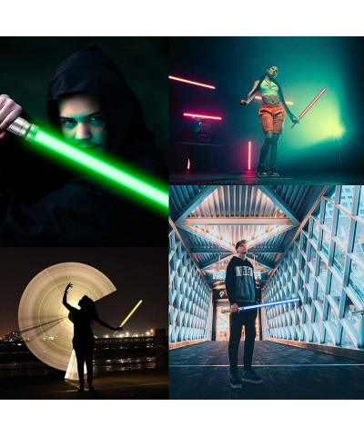 Lightup Saber RGB 7 Colors Changeable Metal Hilt Rechargeable Light Sword with 3 Mode Sound Force FX Lightup Sabers for Adult...