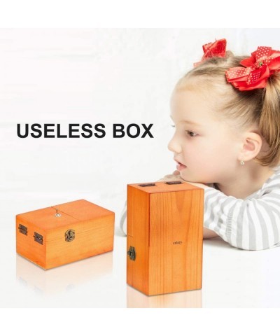 Useless Box Turns Itself Off In Wooden Storage Box Alone Machine Fully Assembled in Box Gifts for Adults and Children $31.13 ...