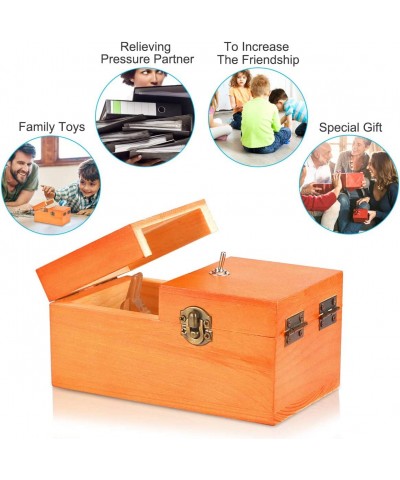 Useless Box Turns Itself Off In Wooden Storage Box Alone Machine Fully Assembled in Box Gifts for Adults and Children $31.13 ...