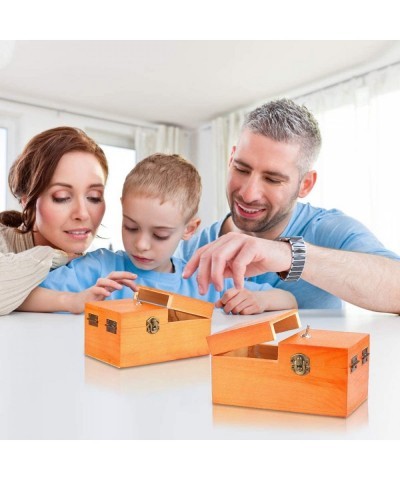 Useless Box Turns Itself Off In Wooden Storage Box Alone Machine Fully Assembled in Box Gifts for Adults and Children $31.13 ...