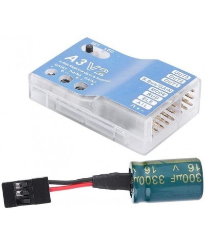 Flight Controller Stabilizer - F50A 3-Axle Gyro A3 V2 System For RC Fixed-wing Airplane 1PC $44.86 Remote & App Controlled Ve...