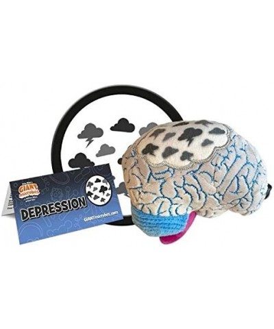 GIANTmicrobes Depression Plush -Spread Awareness About Mental Health with This Educational Gift for Friends Doctors Therapist...