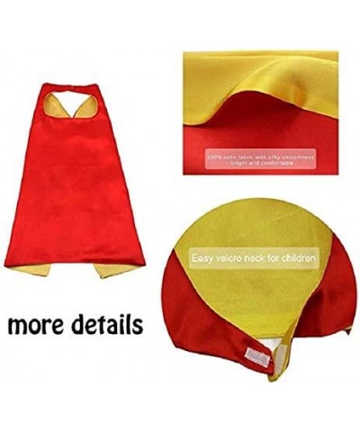 Kids Dress Up Superhero Capes Sets & Slap Bracelets for Children Costumes Halloween Birthday Gifts Party 8pcs $49.97 Kids' Co...