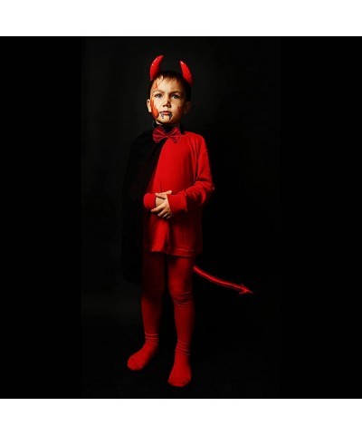 Halloween Devil Headband Horn Costume Set for Halloween Animal Creature Costume Accessory Kit $15.91 Kids' Costumes