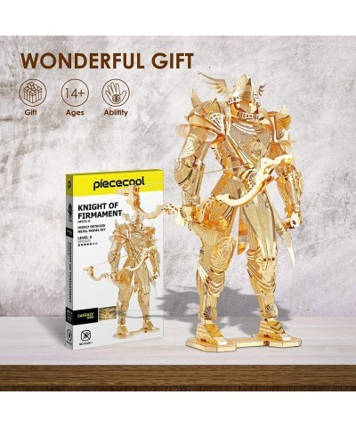 3D Figure Mecha Model Kits-Knight of Firmament 3D Metal Puzzle DIY Craft Kit for Adults Stress Relief Great Birthday Gifts fo...