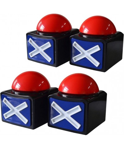 Pack of 4 Game Answer Buzzer Alarm Button Box with Sound Light Party Contest Prop Toy for Trivia Quiz Game $68.14 Gags & Prac...